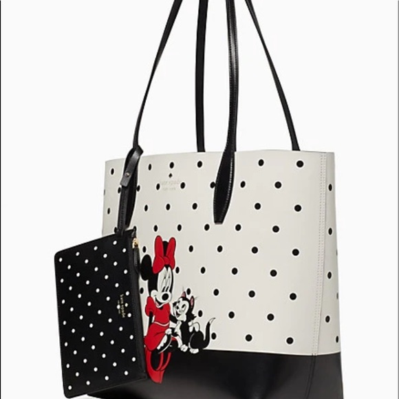 disney x kate spade new york minnie mouse tote bag - Picture 7 of 8
